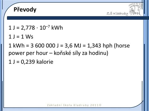 Jak se převádí kWh na MWh .